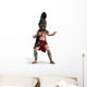 Spartan Warrior Cartoon Wall Decal