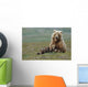 Grizzly Bear Sow W/4 Young Cubs Wall Mural