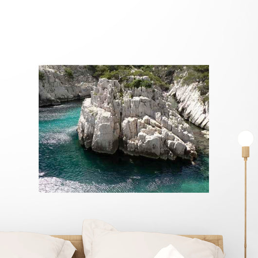 Calanque Luminy Rocks Wall Decal