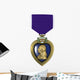 Purple Heart Medal Wall Decal