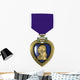 Purple Heart Medal Wall Decal