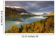 Scenic View During Autumn Of Kenai Lake Near Cooper Landing Wall Mural