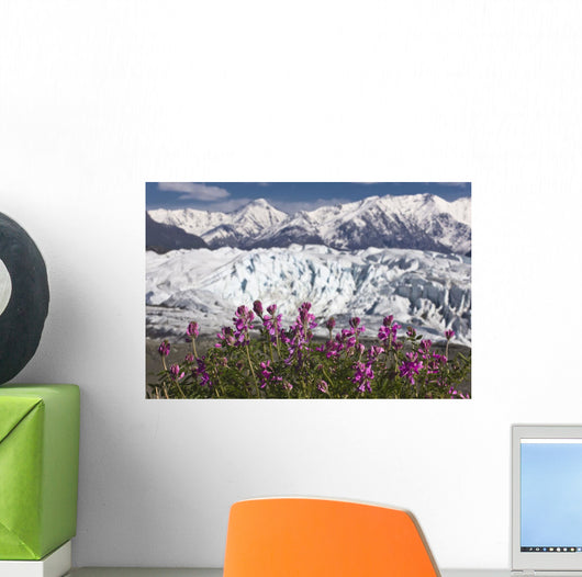 Scenic View Of Matanuska Glacier Wall Mural
