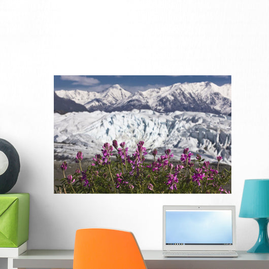 Scenic View Of Matanuska Glacier Wall Mural
