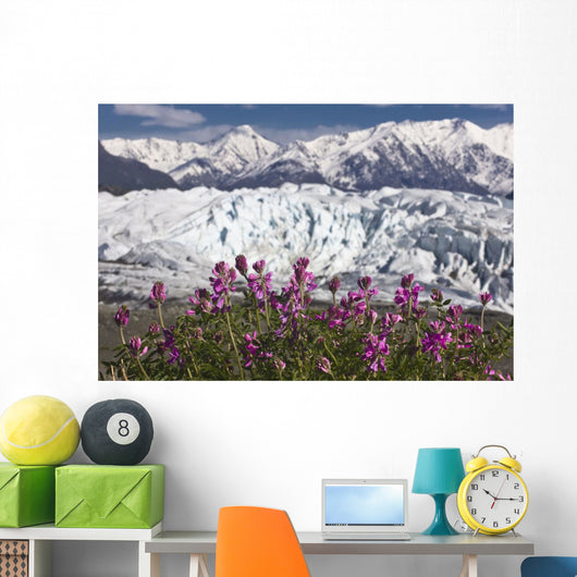 Scenic View Of Matanuska Glacier Wall Mural