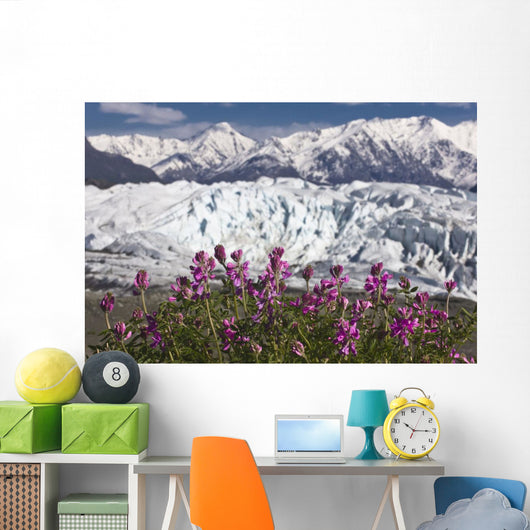 Scenic View Of Matanuska Glacier Wall Mural