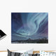 Composite Northern Lights Over The Talkeetna Mountains Wall Mural