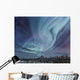 Composite Northern Lights Over The Talkeetna Mountains Wall Mural