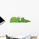 Lazy Green Floppy Dragon Wall Decal