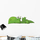 Lazy Green Floppy Dragon Wall Decal