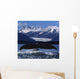 Humpback Whale Tail In Front Of Glacier Composite Wall Mural