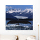 Humpback Whale Tail In Front Of Glacier Composite Wall Mural