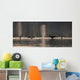 A Group Of Humpback Whales Dive Down As They Are Feeding Wall Mural