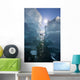 Sea Kayaker Views Large Icebergs Wall Mural