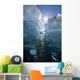 Sea Kayaker Views Large Icebergs Wall Mural