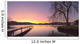 Sunrise Over A Dock In Lake Whatcom During Winter Wall Mural