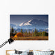 Scenic View Of Mt Mckinley In The Morning With Tent In The Foreground Wall Mural