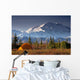 Scenic View Of Mt Mckinley In The Morning With Tent In The Foreground Wall Mural