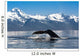 Close Up Of A Humpback Whale Tail Dripping Water As The Whale Dives Wall Mural