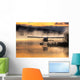 Floatplane Sitting On Beluga Lake Wall Mural