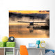 Floatplane Sitting On Beluga Lake Wall Mural