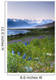 Field Of Wildflowers Near Haines, Southeast Alaska, Summer, Hdr Image Wall Mural