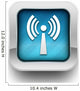 wifi network icon Wall Decal