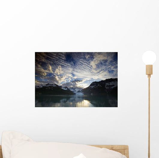 Surprise Glacier At Sunset Wall Mural
