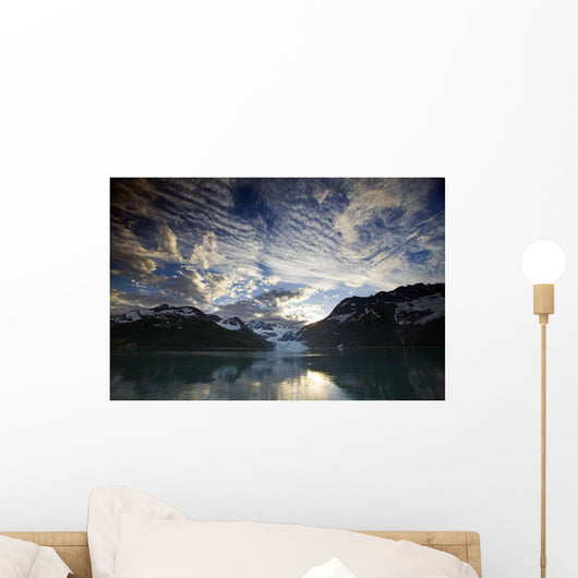 Surprise Glacier At Sunset Wall Mural