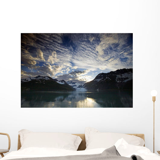 Surprise Glacier At Sunset Wall Mural