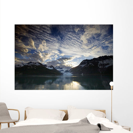 Surprise Glacier At Sunset Wall Mural