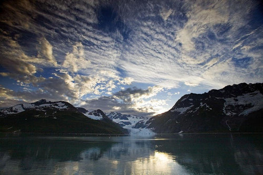 Surprise Glacier At Sunset Wall Mural