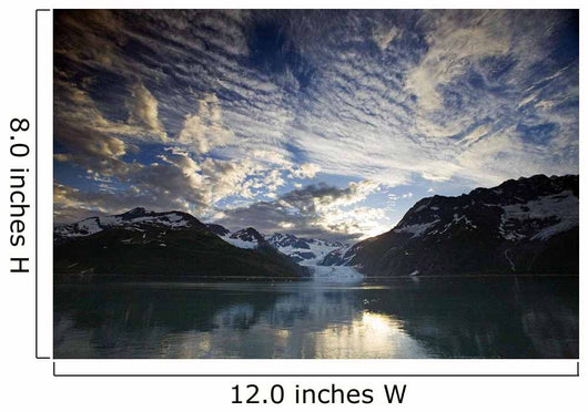 Surprise Glacier At Sunset Wall Mural