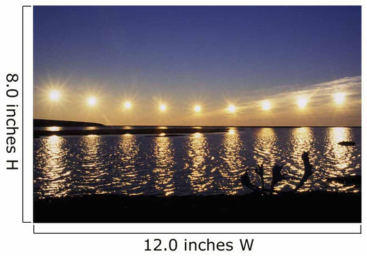 Multiple Exposure Of Arctic Midnight Sun Moving Wall Mural