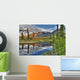 Skookum Volcano Reflecting In A Pond Wall Mural