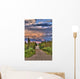 Colorful Clouds At Sunset Over The Wrangell Mountains And Nabesna Road Wall Mural