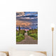 Colorful Clouds At Sunset Over The Wrangell Mountains And Nabesna Road Wall Mural