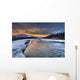 Morning Light Over The Chugach Mountains And Hunter Creek Wall Mural