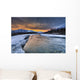 Morning Light Over The Chugach Mountains And Hunter Creek Wall Mural