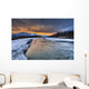 Morning Light Over The Chugach Mountains And Hunter Creek Wall Mural