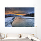Morning Light Over The Chugach Mountains And Hunter Creek Wall Mural