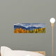 Panoramic View Of The Fall Foliage And Snowcapped Chugach Mountains Wall Mural