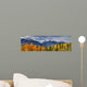 Panoramic View Of The Fall Foliage And Snowcapped Chugach Mountains Wall Mural