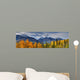 Panoramic View Of The Fall Foliage And Snowcapped Chugach Mountains Wall Mural