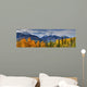 Panoramic View Of The Fall Foliage And Snowcapped Chugach Mountains Wall Mural