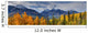 Panoramic View Of The Fall Foliage And Snowcapped Chugach Mountains Wall Mural
