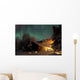 Aurora Borealis Over The Eagle River Wall Mural