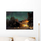 Aurora Borealis Over The Eagle River Wall Mural