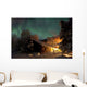 Aurora Borealis Over The Eagle River Wall Mural