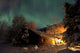 Aurora Borealis Over The Eagle River Wall Mural